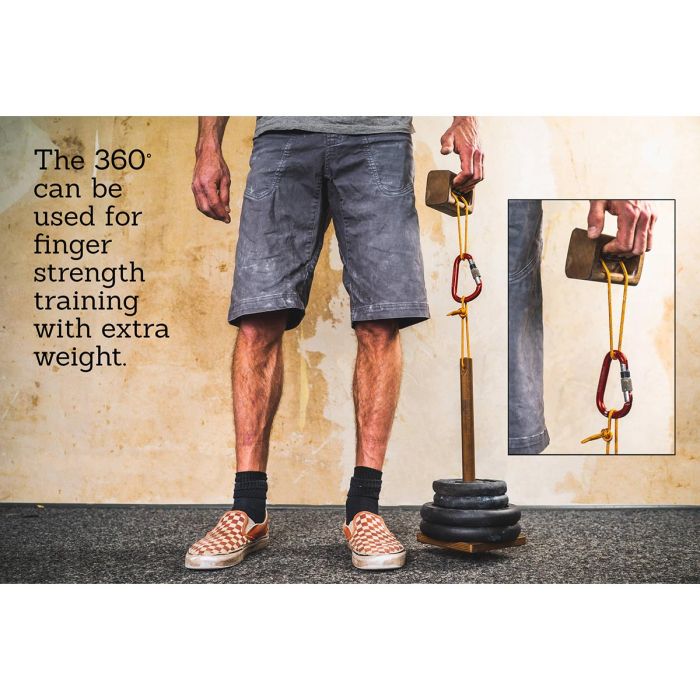 Captain Fingerfood Hangboard 360° escalade portable
